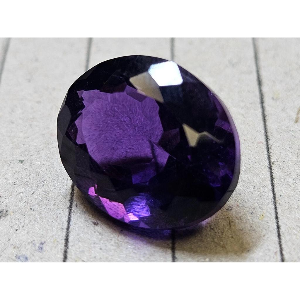 Purple Amethyst Oval Cut 10-11 Ct Beautiful Certified Loose Gemstone