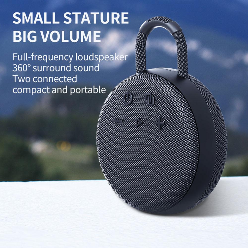 S77 Black 5W Wireless Speaker Waterproof Sports Speaker Outdoor Portable Speakers For Outdoor Travel Indoor Parties