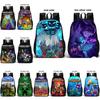 Minecraft Pattern Double Sided Schoolbag Backpack Breathable Bag Fashion Gift