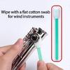 Accuracy Cotton Cleaning Sticks For Brass Instrument Keys Deep Reaching Design Effective Dust Particle Removal