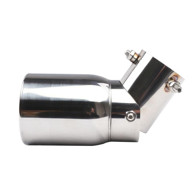 Adjustable Muffler Tip Stainless Steel Exhaust Tip Muffler Nozzle Angle Tail Throat Car Accessory For 38mm-54mm Exhaust Pipe