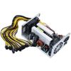 2400W 4U Mining Power Supply 12V 180-240V 6Pin*10 Efficiency Device 23x8.6 X15cm