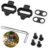 MTB Bike Cleats Multi-Release SPD Pedal Clips Set Universal for Cycling Shoes Bicycle Mountain Bike Riding Accessories