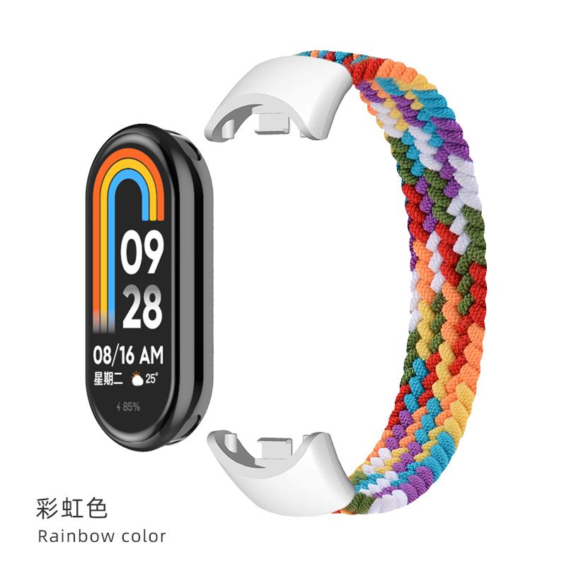 

Braided Solo Loop for Xiaomi Mi Band 10 9 8 Strap accessories Elastic Nylon Watchbands Replacement correa bracelet Miband 8 NFC Miband 8 9 10&S