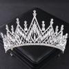 Silberne Kristall Diademe und Kronen Haarreif für Damen Party Braut Hochzeit Haarschmuck Schmuck Krone Diadem Haarreif Geschenk