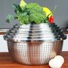 Thicken Colander Strainer Basin Cooker Utensil Mixing Bowl Kitchen Tool Rice Sieve Fruit Washing