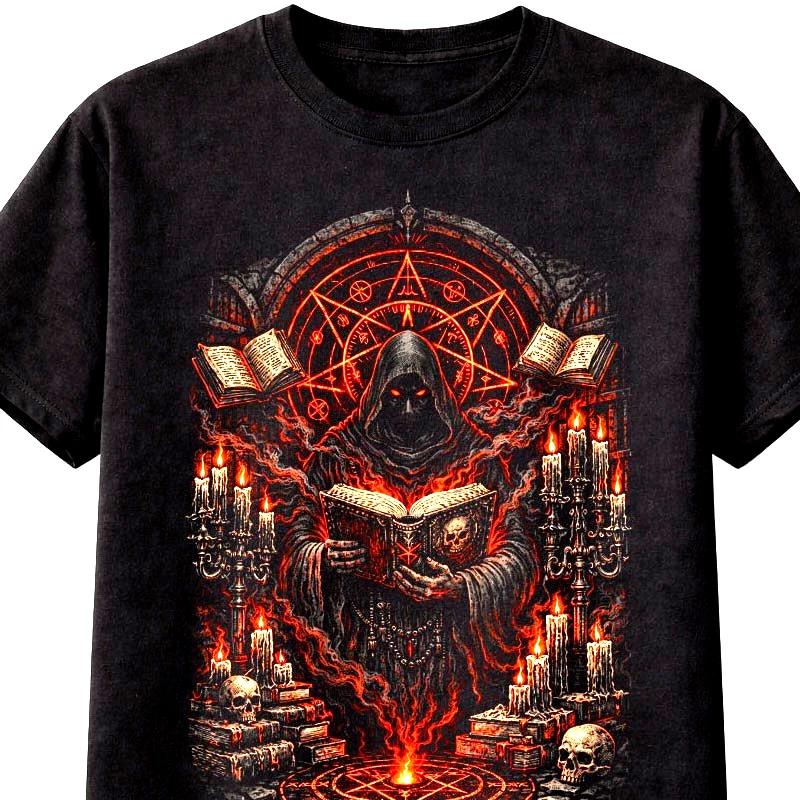 Occult Cultist Ritual Dark Magic Gothic Graphic Unisex TShirt S5XL S