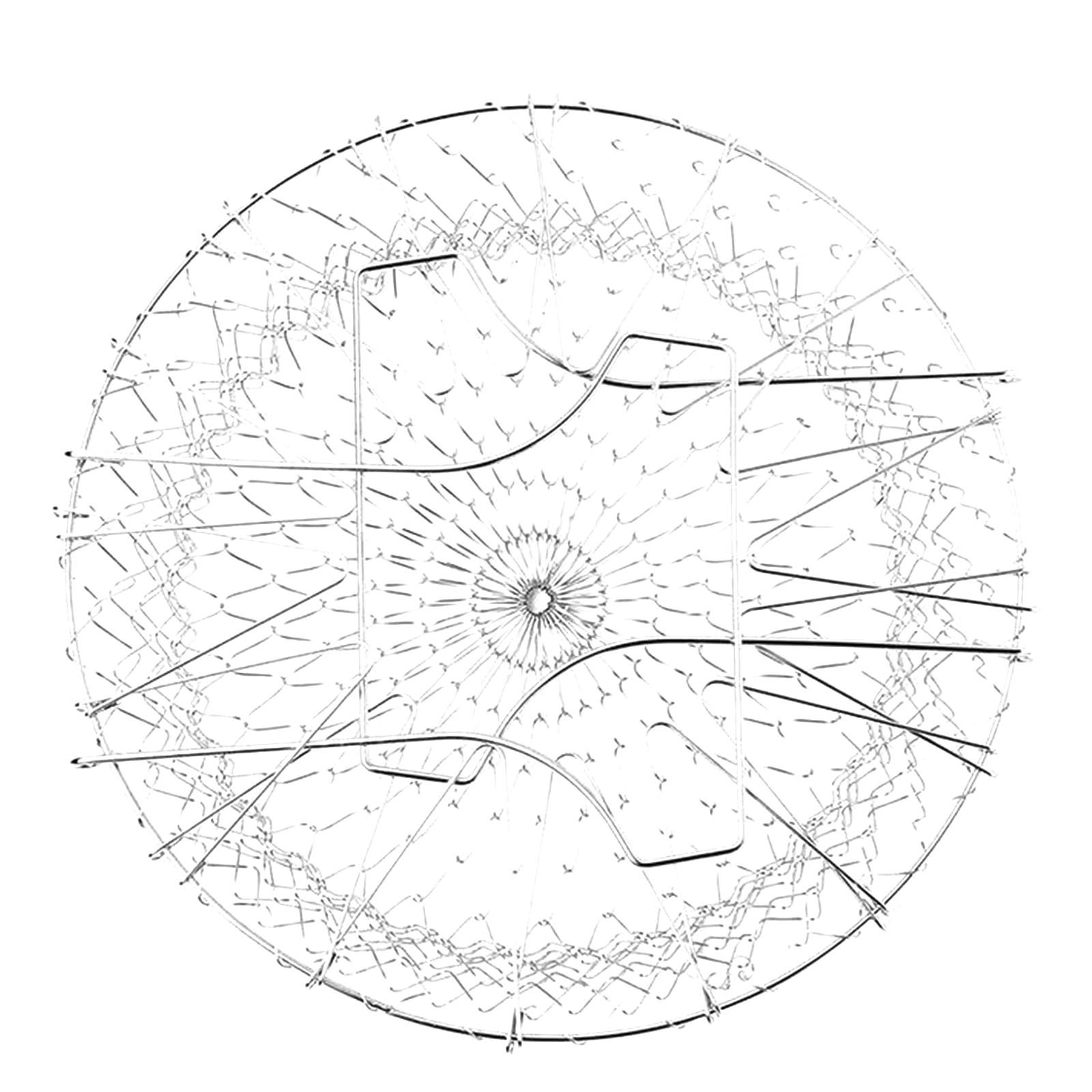 

Складная сетка для жарки из нержавеющей стали, кухонная телескопическая сетка для жарки, сетчатый фильтр для мытья овощей, корзина для овощей