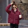 Abbigliamento in Cotone Morbido Taglie Forti per Donna Giacche Imbottite in Cotone Invernali Cappotti Invernali alla Moda da Donna Abbigliamento Spesso in Cotone da Donna Stile Corto
