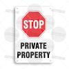 Mfoever  Private Property Metal Sign Beware of Dog Security Warning No Trespassing Notice Restricted Areas Enter At Own Risk Plaque