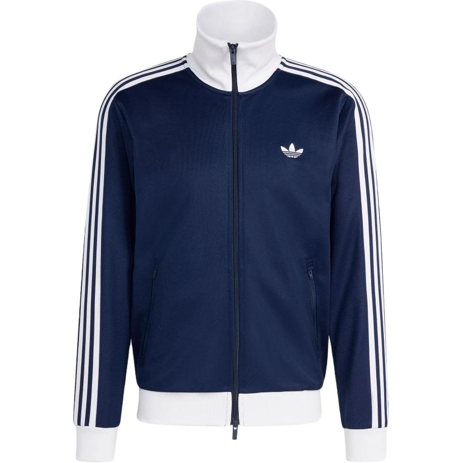 Adidas Men's Originals Adicolor Series Fw25 Sport Stand Collar Comfortable Slim Fit Striped Zip-Up Long Sleeve Jacket Jackets Ke3526 Cm