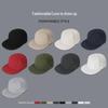 ZHENYUEQI Solid Color Elastic Flat Brim Hip-Hop Cap