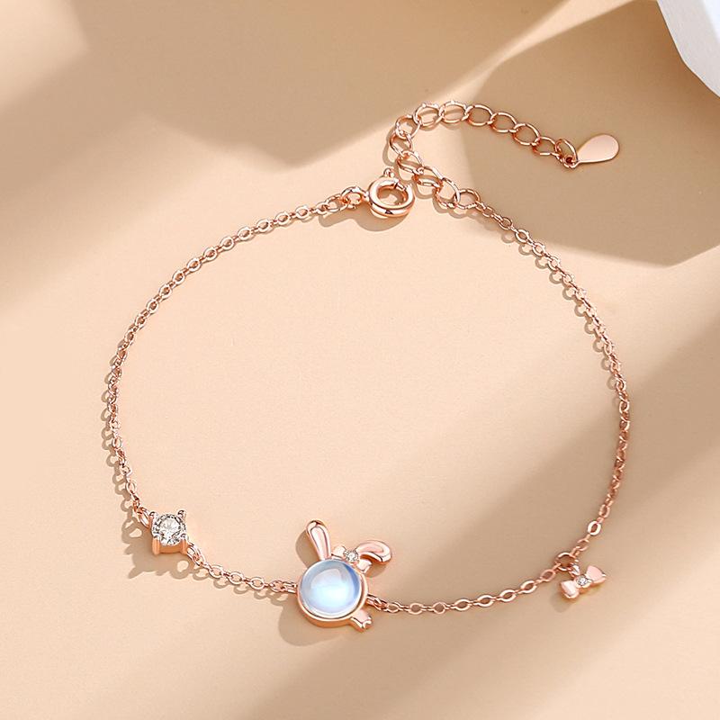 

Браслет из стерлингового серебра 925 пробы, ювелирные изделия, геометрические бусины, браслеты-цепочки, модный тонкий свадебный подарок для подруги, женщин розового золота