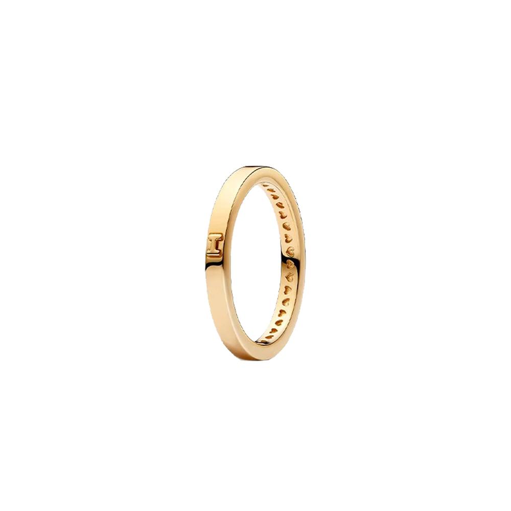 Pandora Heart Pattern 925 Silver Ring Unisex ring Gold 162613C00 Box,50mm