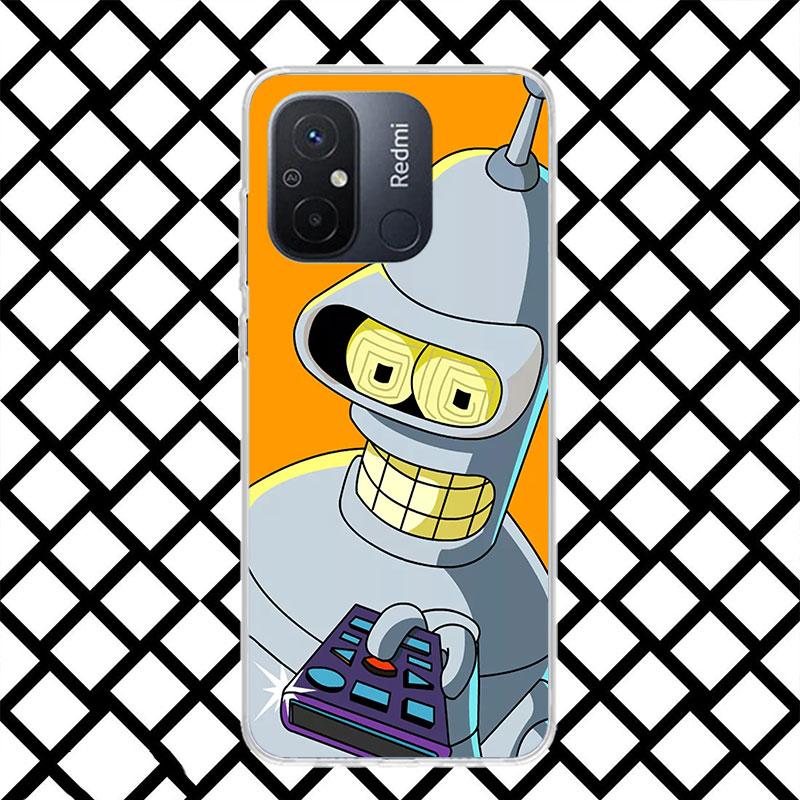 Cartoon F-Futuramas Phone Case for Xiaomi Redmi 14C 13C 13 12C 12 10C 10 10A 9C 9 9A 9T 8 8A 7 7A 6 Pro 6A K70 K40 Soft Fundas