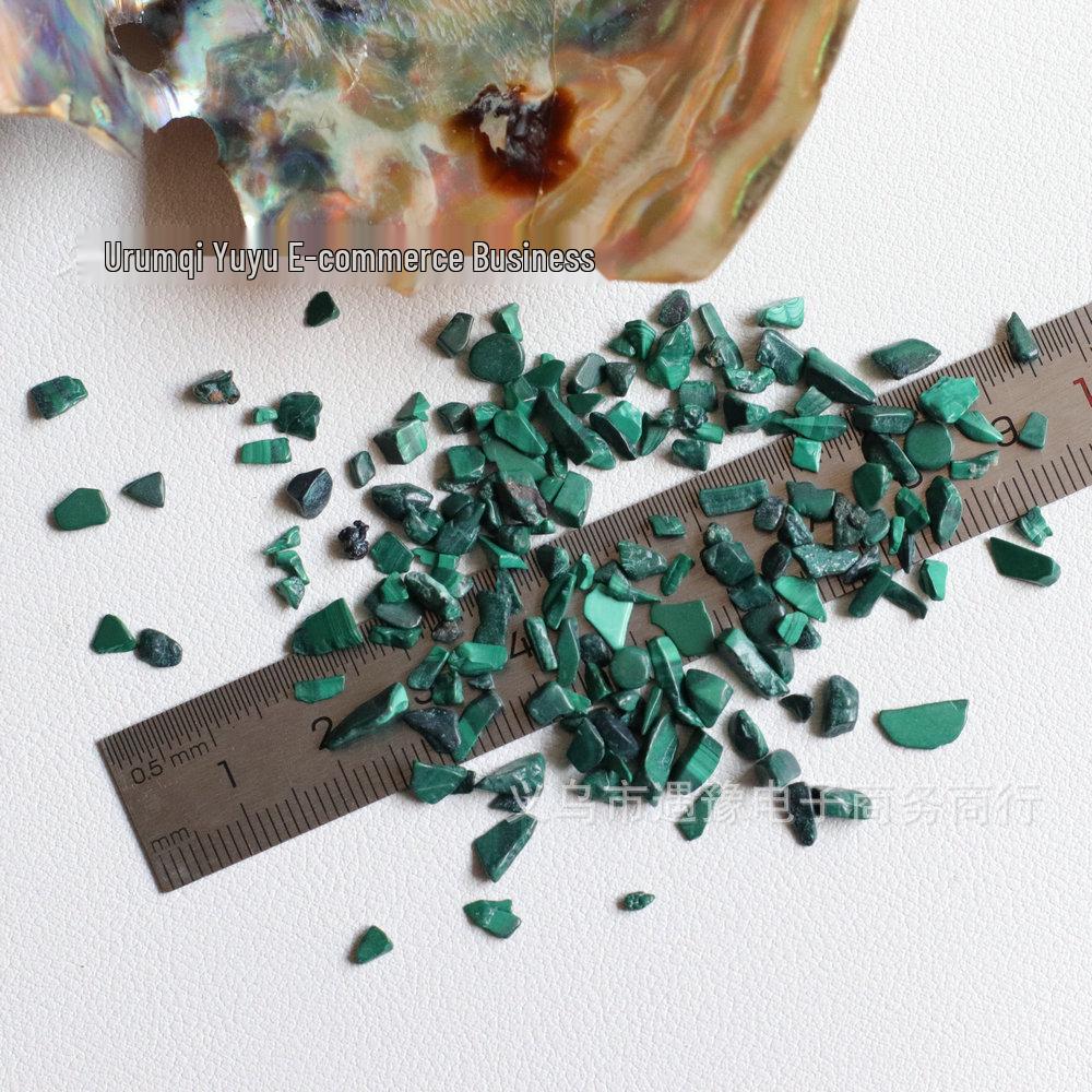 Natural Crystal Pebble Bracelet & Irregular Nail Art Stickers – Jewelry, Decor & Fish Tank Accessories
