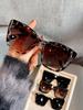 4PCS Classic Fashion Cat Eye&Square Plastic Frame Women Sunglasses For Men Daily Life Shades Eyewear Accessories.