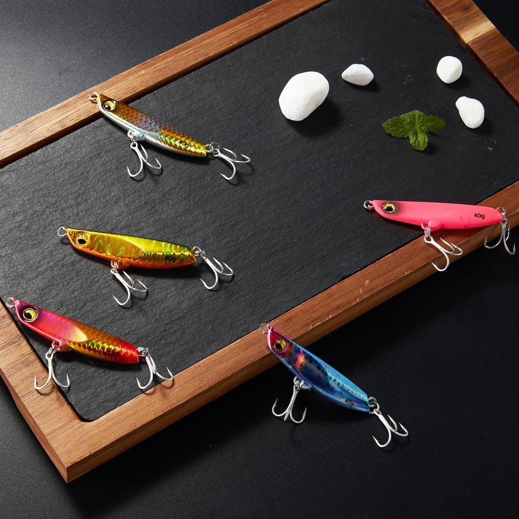 [KOKO Lure] Flounder Lure Metal Jig Set 32g 40g Blue