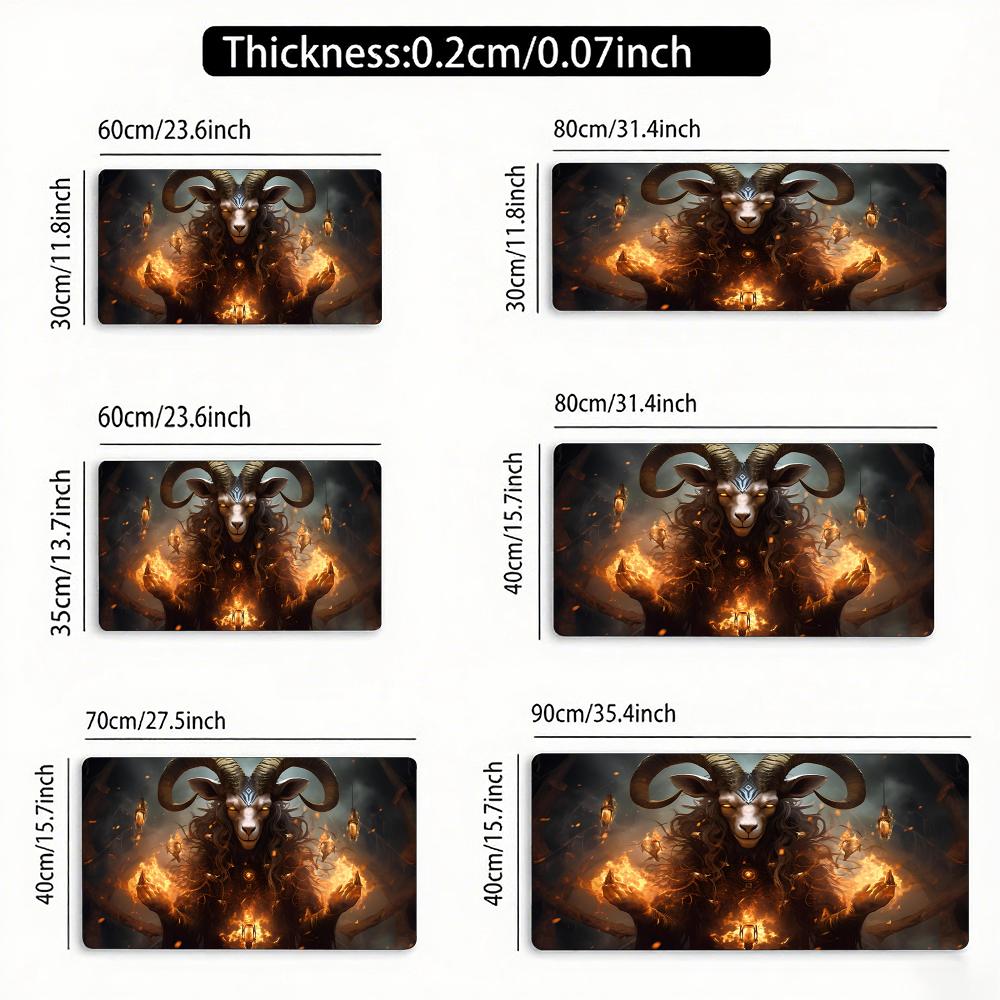 Aran Mage Magic Mouse Pad Game Mat Large Computer Offices Mousepad Anti-slip Playmat for MTG DTCG CCG RPG Trading Card Desk Mats