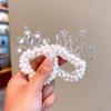 Children's Crown Pearl scrunchie Princess Hodeplagg perler perler hodestreng Jentebolle Hode Artefakt Gummibånd Hodeblomstslips