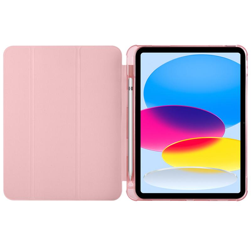 Funda for IPad 10 11 Generation Case PU Leather Soft Back Fold Stand Cover for IPad A16 2025 10th 11th Gen Case with Pen Holder