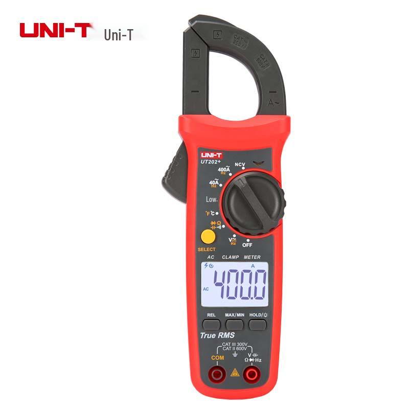 Uni-T Digital Clamp Meter & Multimeter AC/DC Series: UT201+, UT203+, UT200+ High-Precision Ammeter