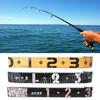 Foldable Fishing Measurement Tape Waterproof Fish Measuring Ruler Sticker Decals Tape Fish Ruler Sticker Easy to Use