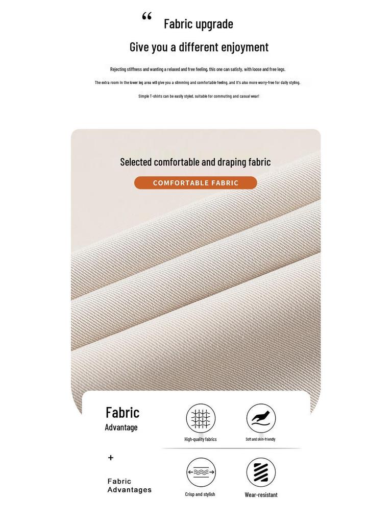 Women's High-Waist Wide-Leg Suit Trousers