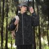 Unisex Windproof Hooded Jacket for Spring & Autumn - Loose Fit for Outdoor Activities & Mountaineering