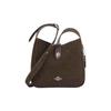 Hadley 25 Turnlock Multifunction Leather Crossbody Shoulder Bag Medium Women Bags Dark-Coffee CW004-SVES