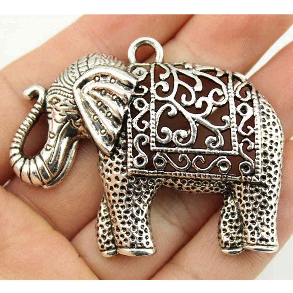 Charms Elephant God Pendants Kids' Jewelry Materials QC049