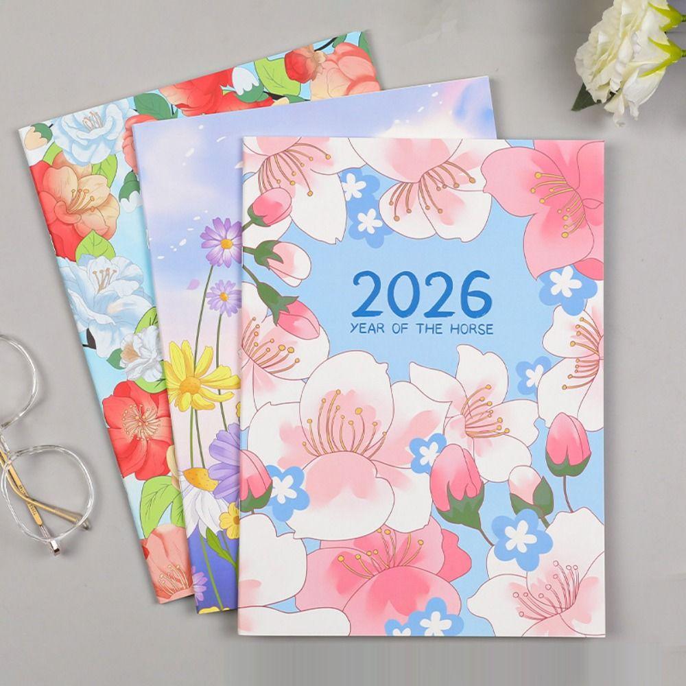 Learning Plan Planner Notebook A4 A5 Agenda Planner Portable 2026 Schedules Notebook  Office