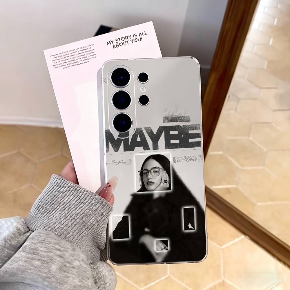 Smoky-voiced singer Sienna Spiro Phone Case For Samsung S25,S24,S21,S22,S23,S30,Ultra,S20,Plus,Fe,Note,10,9,5G Transparent Cover