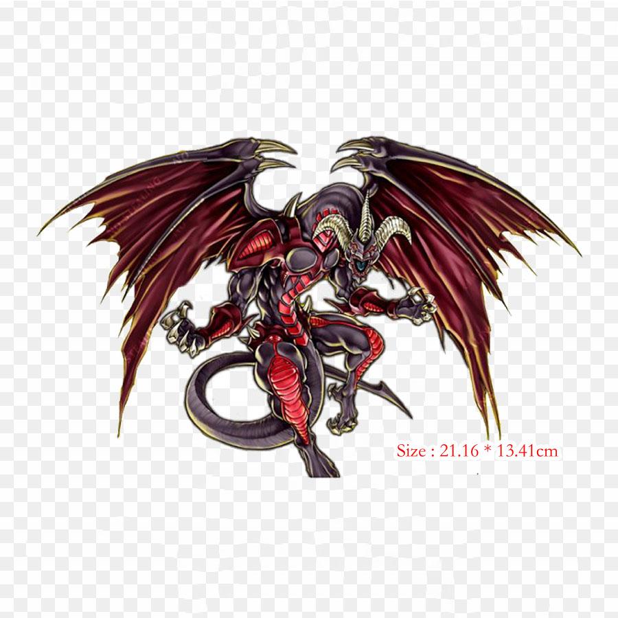 

Коллекционная карточная игра Dragon Yu Gi Oh The Sacred Iron on Heat Transfer, виниловые нашивки, наклейки для одежды, аппликации «сделай сам», моющиеся нашивки