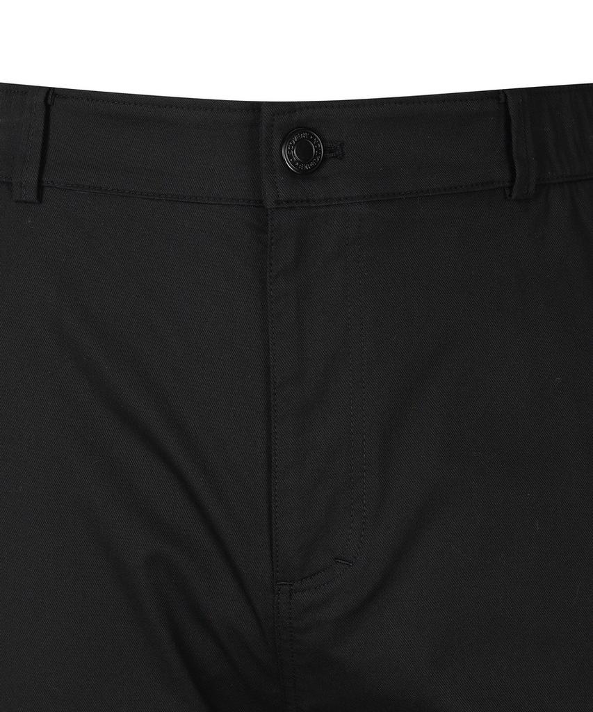 DISCOVERY EXPEDITION Freshvent Men'S Cotton Blend Loose Tapered Pants (Black)