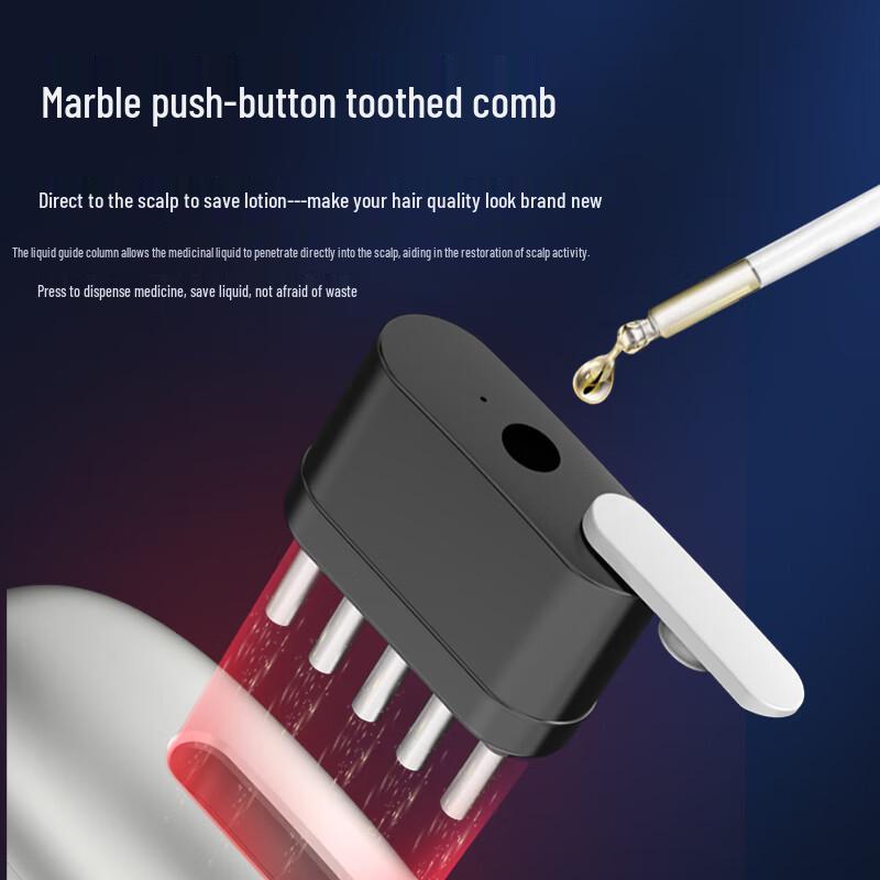 Morphy Richards Red Light Hair Growth Massage Comb CN Plug (adapter Included)