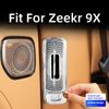 Fit For Zeekr 9X Car Stainless Steel B Pillar Air Outlet Cover Rear Air Conditioner Decorative Sticker Interior Modification