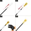 Cold Pressed Reed Terminals 2.8/4.8/6.3mm Insulated Male And Female Spade Crimp Terminals Wire And Cable Connector Combo Kit