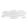 Irregular Honeycomb Grid Background Metal Cutting Dies Dots Frame Stencils Die Cut for DIY Scrapbooking Embossing