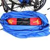 R250 (R25-M-RRB-100BL) Blue Lightweight Vertical Bike Bag with Frame Cover, Sprocket Cover, and Bike Transport Manual
