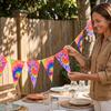 Retro 60s Birthday Party Decorations Pennant for 1960s Theme Party