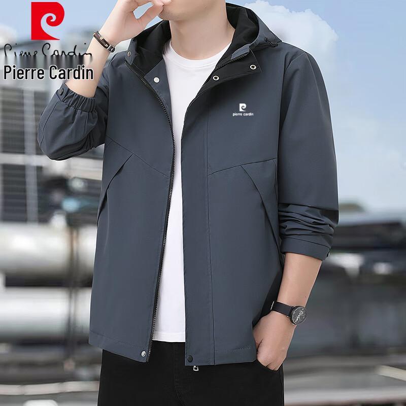 

Pierre Cardin Men s Hooded Casual Jacket L