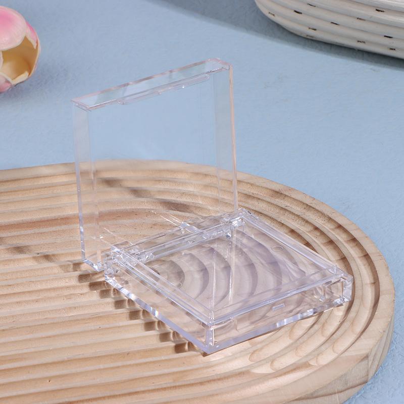 

1Pcs Double Layer Press on Nail Tips Box Blue/White/Transparent for Personal Salon Use Storage Display Case for Nail Accessories