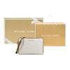 Michael Kors Mk Jet Set Long Vintage Monogram Logo Chain Leather Camera Bag Women Shoulder Bag Vanilla Brown 35F8GTTC3B-VANILLA-ACRN