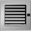 Vent Cover 17x17 Nickel - Plated with Blinds