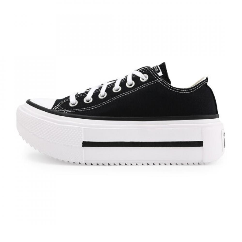 Converse Chuck Taylor Lift Double Stack Ox Low Sneaker Schwarz A15490c