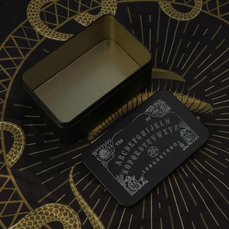 Iron Tarots Cards Storage Case Tarots Cards Box Astrologys Divinations Storage Case