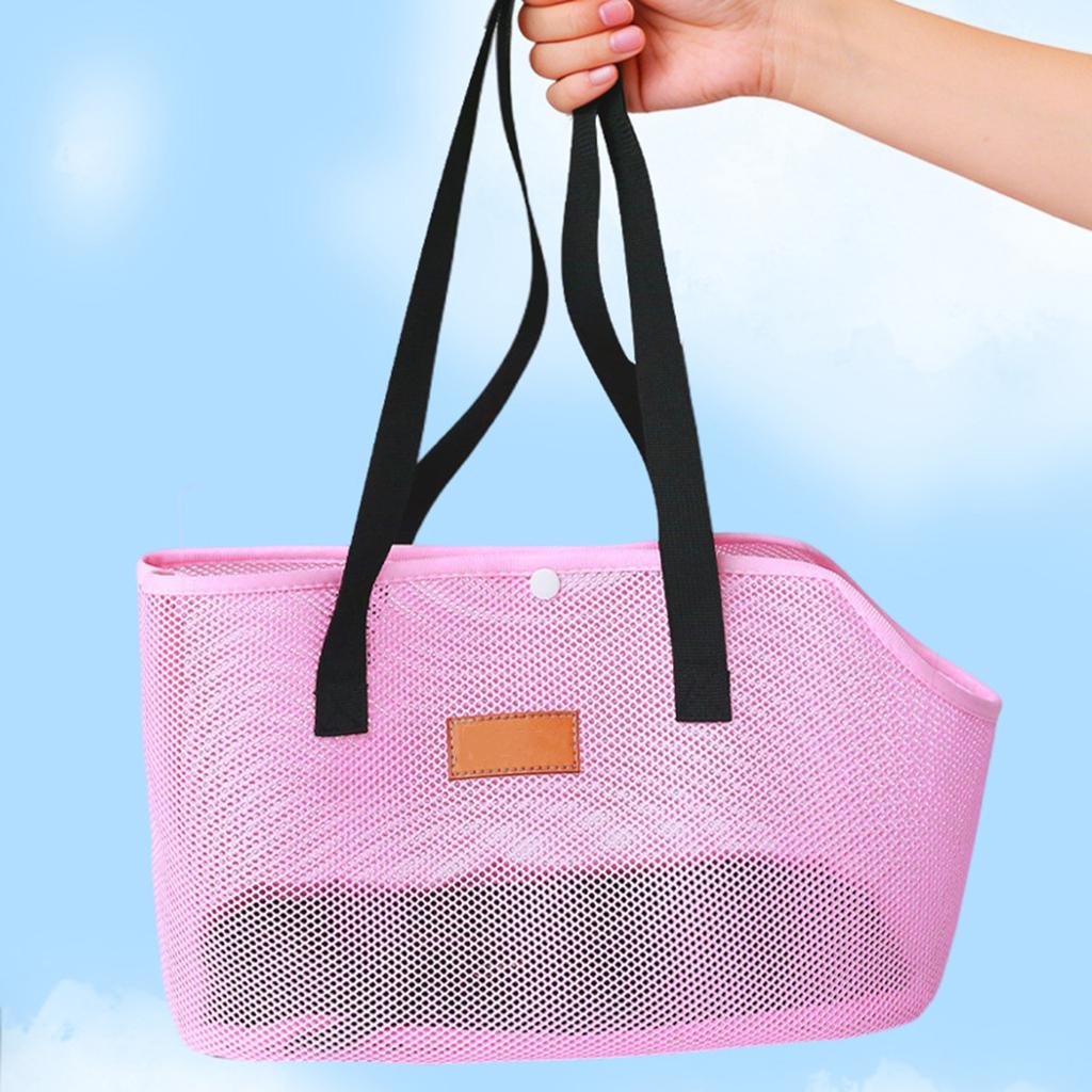 Ausgeh-Faltbare Crossbody-Tasche Handtasche Drahtgeflecht Tragbar Atmungsaktiv Kratzfest Einzelne Schultertasche Haustier Katzen Tasche