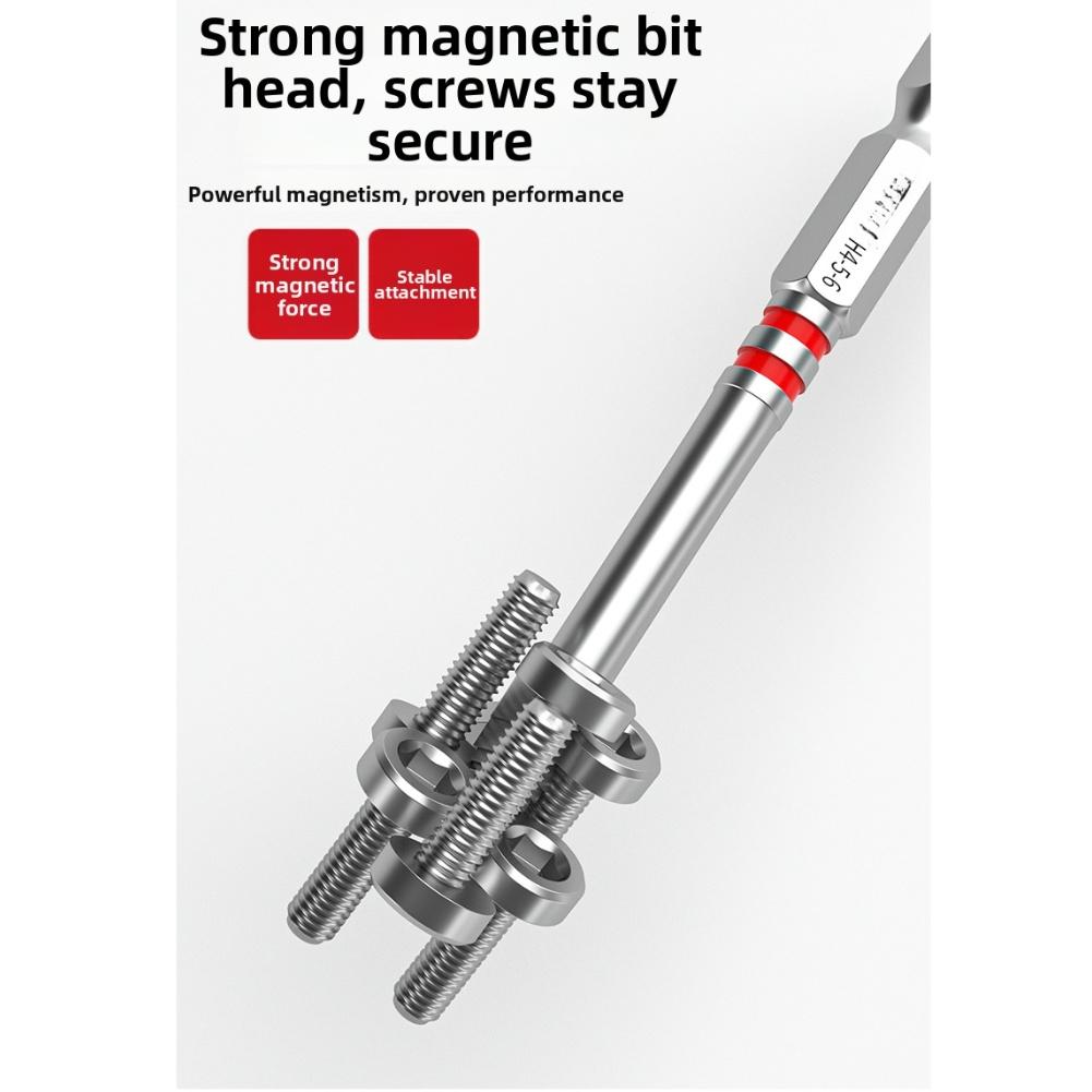 1pc 65/100mm Electric Screwdriver Bits High-Strength Magnetic Screwdriver For Electric Drill Wrenches Power Tool Accessories