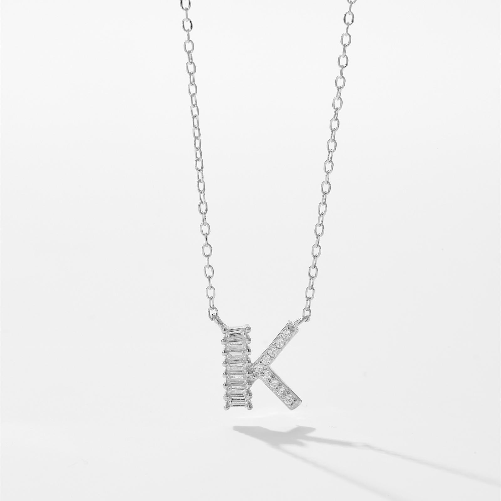 

ANDYWEN 925 Стерлинговое Серебро Золотой Подвеска с Буквой Инициал Ожерелье 2024 Женские Изысканные Модные Аксессуары Ювелирные Изделия